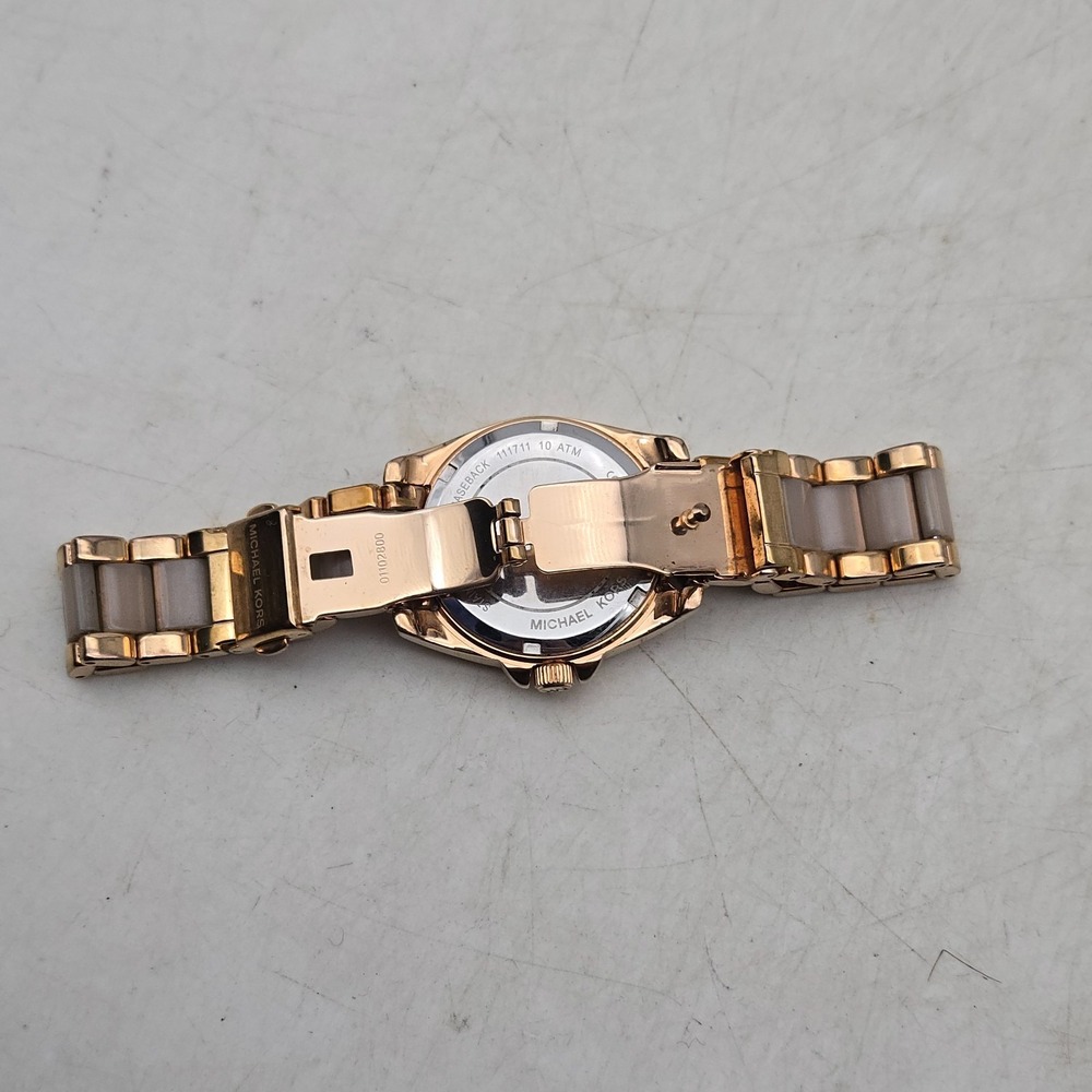 Michael Kors Chronograph Women's Mini Blair Rose Gold Tone Watch MK6175 - Picture 11 of 16
